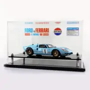 Ford vs Ferrari Le-Man 1966 GT40 1:18 Model Car Display Case *Car Not Included