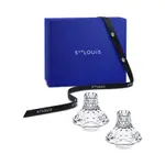 Saint Louis Folia Small Candlestick, Set of 2