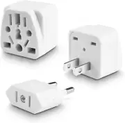 US Travel Plug Adapter Europe/Uk/Au/Cn/Jp/Asia/Italy/Swiss to USA Plug Adapter