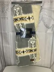 Pendleton Blanket Throw Fleece And Sherpa Aztec Southwestern