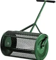 Compost Spreader, 27.5 Inch Durable Lawn Roller, Lightweight Manure Spreader with Upgrade T Shaped Handle,Top Soil Spreader for Lawn and Garden Care Manure Spreaders Roller