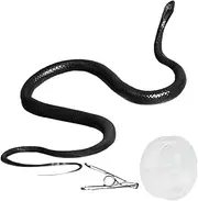 Fake Snake - Realistic Fake Rubber Snake Toys | Prank Snake Toy with String and Clip | Golf Snake Prank Toy Gag Prank Props for Halloween