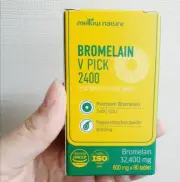mellow nature Bromelain V Pick 2400GDU 600mg x 90 Tablets / Bromelain 32,400mg