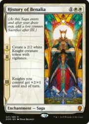 HISTORY OF BENALIA Magic The Gathering Dominaria MTG Mythic Rare Enchantment