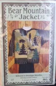 Eileen's Design Studio Sewing Pattern Bear Mountain Jacket Sizes 6-22 VTG 80s UC