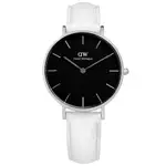 DW DANIEL WELLINGTON / DW00100284 / CLASSIC PETITE 真皮手錶 黑X白 32MM