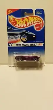 1994 Hot Wheels Collector #341 1995 Model Series 3/12 ‘58 Corvette Purple 7spoke