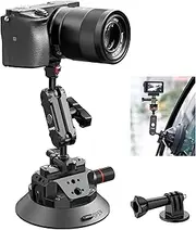ULANZI SC-02 Suction Mount Magic Arm Bracket for DSLR Cameras for GoPro Action Camera Video Shooting