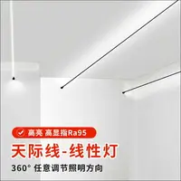 在飛比找樂天市場購物網優惠-天際線燈鋼帶無主燈cob線性燈條網紅臥室走廊鋼帶創意led線