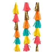 Paper & Foil Diwali Tassel Garland 1.3m