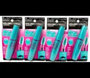 (4) Maybelline Volum'Express Mega Plush Mascara Sealed 270 - Blackest Black