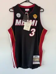 Dwyane Wade AUTHENTIC Miami Heat NBA Jersey Black 2013