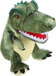 Realistic Dinosaur Puppet Interactive Plush for Parent Bonding Soft Hand Puppet for Storytime Educational Play Creative Imagination Development