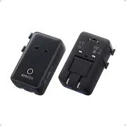 Anker Nano Travel Adapter, USB Plug 5-Port Power Adapter with 1 AC, 2 USB-A, and