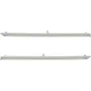 Grille Trim Set For 2013-2015 Honda Accord Left & Right Center Upper Molding 2Pc (for: Honda)