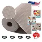 Elegant Non-Adhesive Drawer and Shelf Liners - 2 Rolls, BPA-Free Kitchen Safety