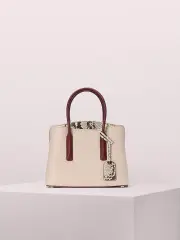 margaux embossed snake medium satchel