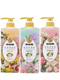 在飛比找松果購物優惠-依必朗香氛沐浴乳850ml-粉戀愛絮語/綠築夢旅程/橘甜蜜之