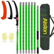 Alston 8M Manual Pole Pruner Extendable Tree Trimmer High Branch Saw Pole Hook
