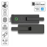Biometric Frameless Glass Office Door Handle Smart Lock H1 | WiFi