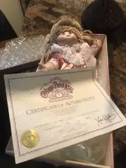 Vintage 1984 Cabbage Patch Kids Porcelain Collection . New In Box With Papers.