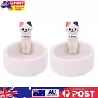 Tabletop Cartoon Cat Decor Creative Decorative Cat Candle Holder Home Room Decor