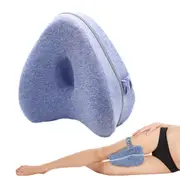 Memory Foam Leg Knee Pillow for Side Sleeper Knee Support Pillow Cushion Pain Relief with Washable Cover