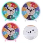 12CM Children's Alarm Clock Quiet Operation with Colorful Visuals for Learning