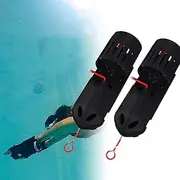 Diving Swimming Boosters,1 Pair Underwater Propeller,20m Depth Diving Booster Handheld for Diving, Sea Adventure, Snorkelling,Underwater Filming Gear Swimming Flyer