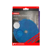 Josco 125mm Blue Hook And Loop Microfibre Finishing Pad