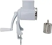 Manual Grain Mill Aluminum Alloy Stainless Steel Removable Hand Cranking Grain Grinder with Table Clamp Pepper Corn for Kitchen Use (Style 2)