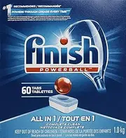 Finish All In 1 Powerball, Fresh 54 Tabs, Dishwasher Detergent Tablets