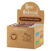 Bee Natural Lip Balm Stick Coconut 4.5ml X 12 Display