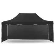 Wallaroo Gazebo Tent Marquee 3x4.5m PopUp Outdoor Black