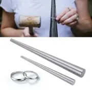 Steel Ring Sizer Durable Tube with Label Accurate for Making Ring Sizer Tool