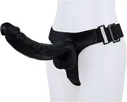 HGDTYRI 29cm Strap On Dildo, Silicone Strap-On Penis with Strong Suction Cup Removable Anal Dildo Masturbator Sex Toy for Men Women Couples(A Black)