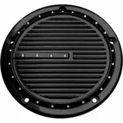 COVINGTONS C1075-B Derby Cover - Dimpled - Black - Touring/Trike