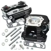 S&S Super Stock Cylinder Heads 89cc Black #90-1106 Harley Davidson