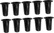 GOOHOCHY 10 PCS Subwoofer Port Tube Replacement for Speaker Systems Stain Resistant Woofer Box Air Outlet Easy to Install Speaker Pilot Hole High Performance Audio Accessory