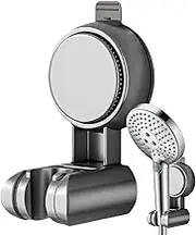 Shower Head Holder - Shower Nozzle Holder - 360-degree Rotation Adapter Mounting Fixing Organizer Attachment for Room RV Home Outdoor Bathtub Dorm
