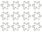 1 Dozen (12 pieces) Snowflake Cookie Cutter 3 in Metal Party Favors USA