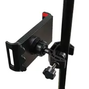 Rotatable 360 Degree Phone Holder For Microphone Stand Mount Tripod Material