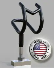 John Boat rodholders Set Of 10 , Black .25 Degree , and free ship.