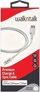 Cable Lightning Braided 1M (White)