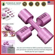10 lbs Adjustable Dumbbells Set of 2 - Compact Weights for Home & Gym Training