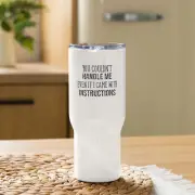 Sassy Quote Travel mug with a handle