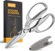 Kitchen Scissors, All Purpose Heavy Duty Shears for Food,Metal Silver