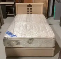 在飛比找Yahoo!奇摩拍賣優惠-單人床組 含床頭 床墊 運送請詢問