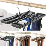 HOT Belt Rack Hanger Tie Necktie Closet Organizer Holder Wardrobe Storage Hook·