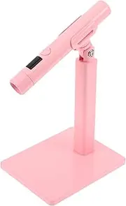 minkissy Mini Handheld UV Nail Lamp with Stand Portable Rechargeable Light for Gel Polish Curing Angle for Nail Art Aesthetic Design for Home Manicure